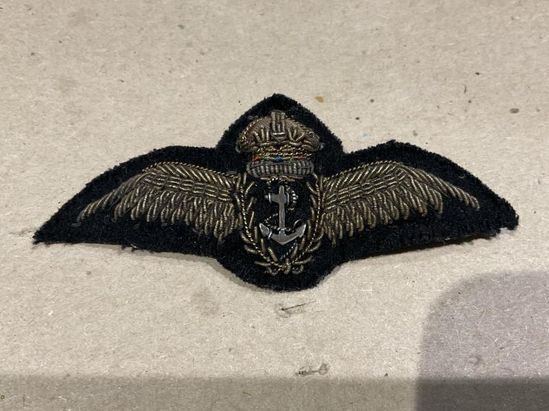 WW2 Fleet Air Arm bullion pilots wings