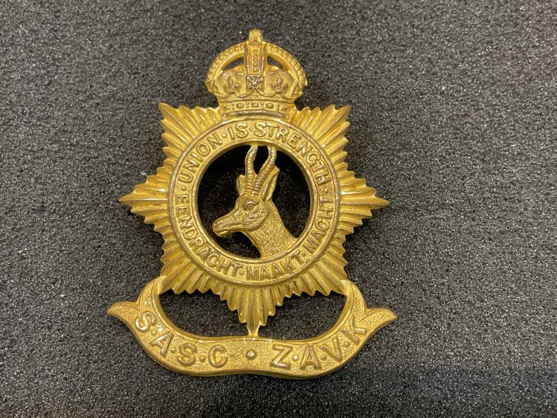 WW1 South African Army Service Corps cap badge