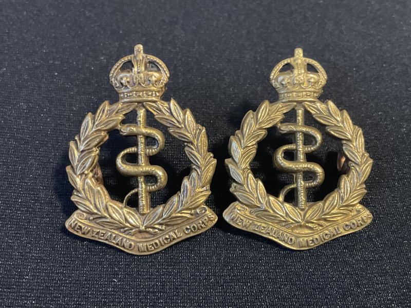 WW1 New Zealand Medical Corps collar badges by GAUNT