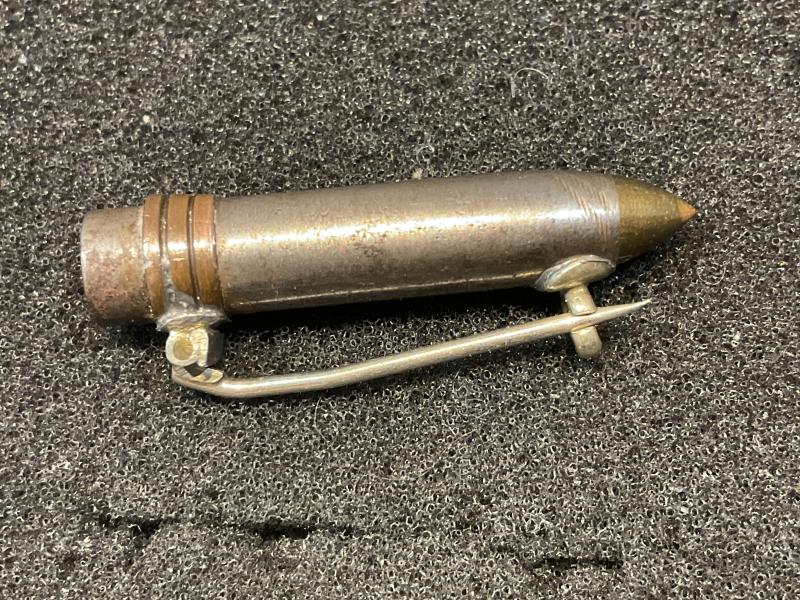 Boer/WW1 bullet or Artillery shell sweetheart brooch