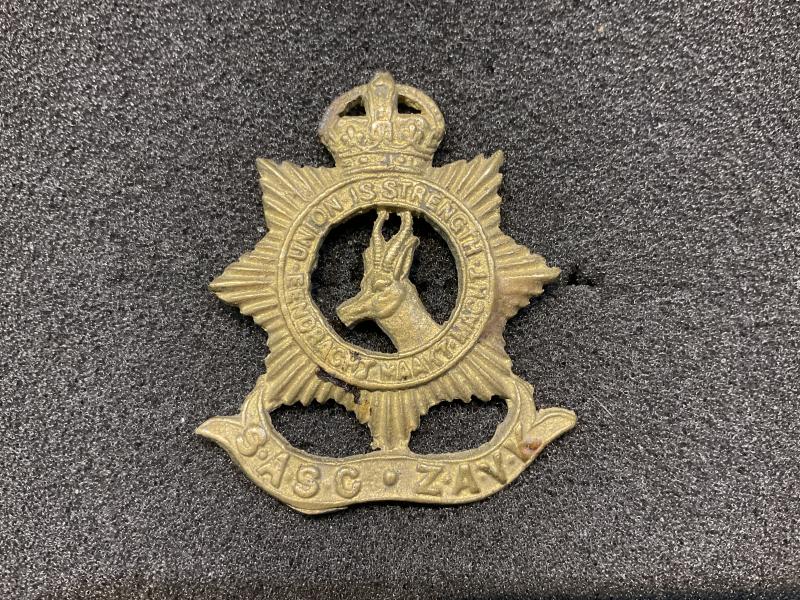 WW1 South African Army Service Corps cap badge