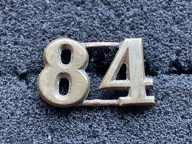 WW1 C.E.F 84th Infantry Battalion collar number