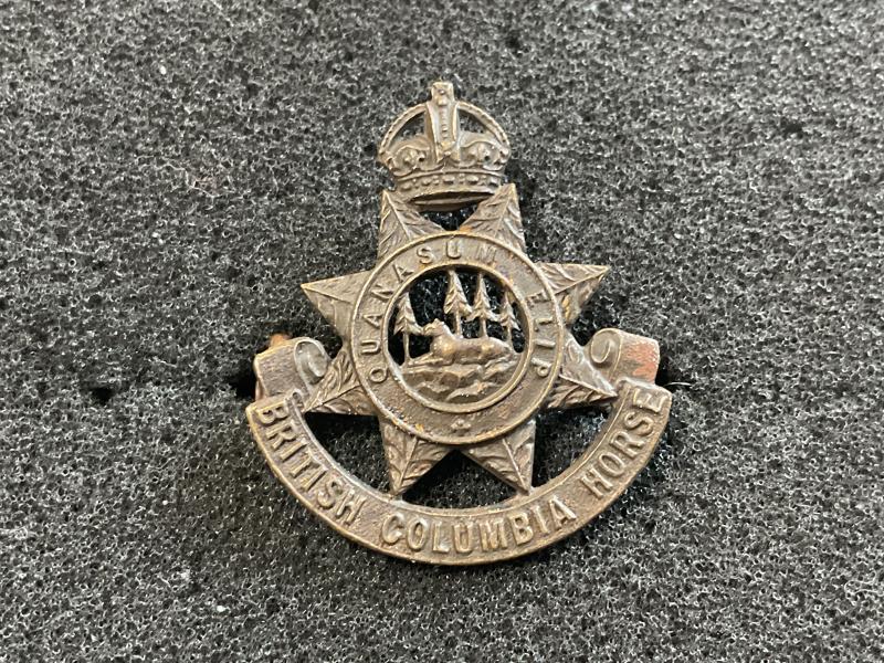 Canadian 31st Regt, British Columbia Horse collar badge