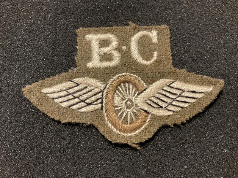 WW2 British Army Bren Gun carrier trade badge