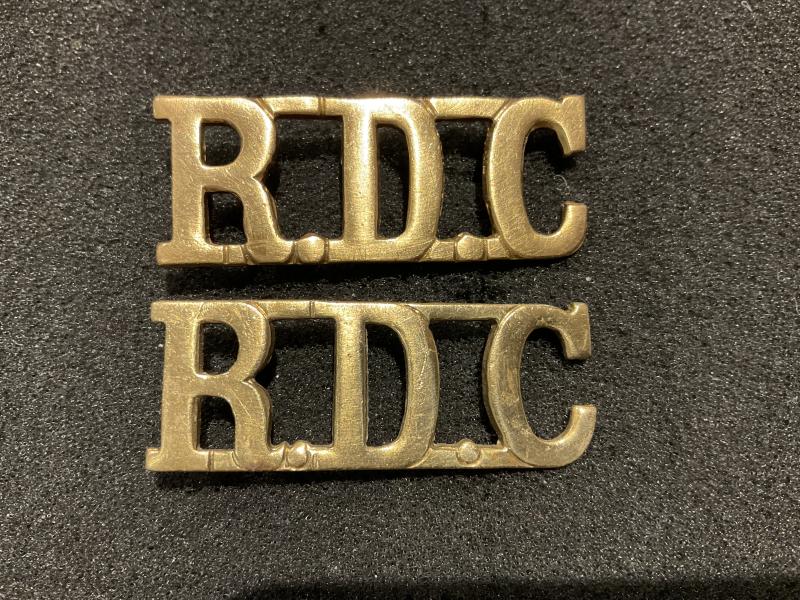 WW1 R.D.F (Royal Defence Corps) shoulder titles