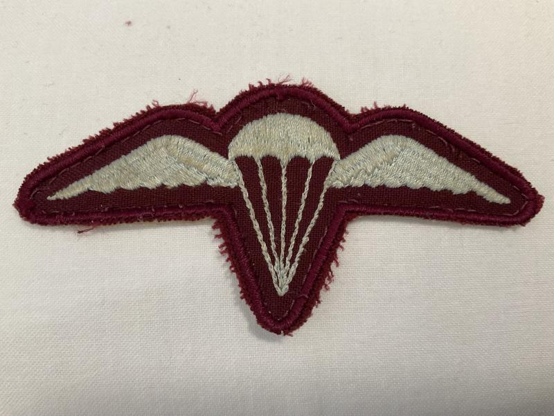 Australian 3 R.A.R cloth parachute wing