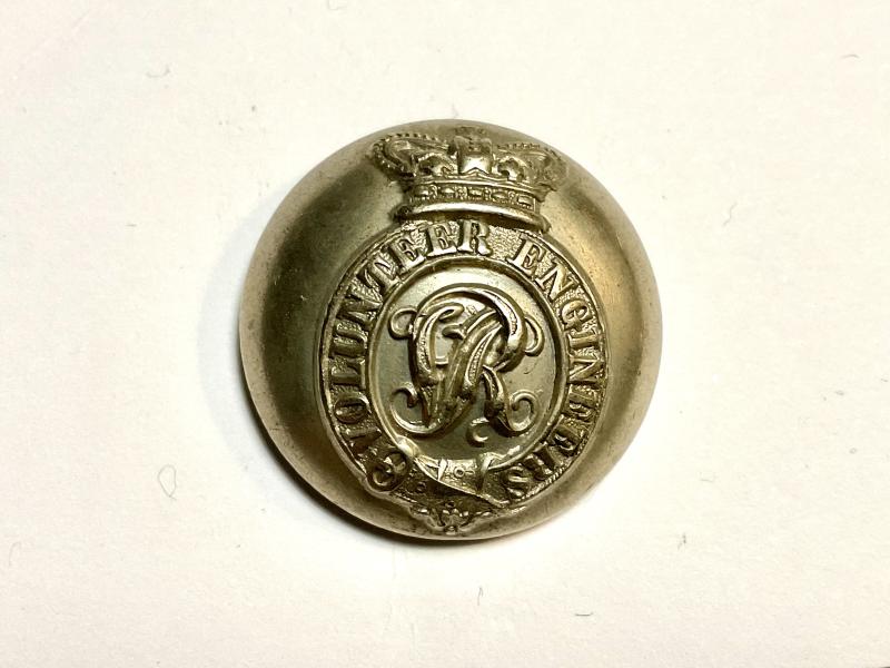 QVC Volunteer Engineers (R.E) large 25mm button