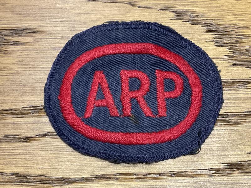 WW2 ARP cotton overalls breast badge