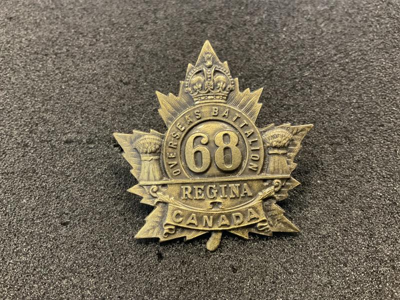 WW1 C.E.F 68th Infantry Battalion cap badge.