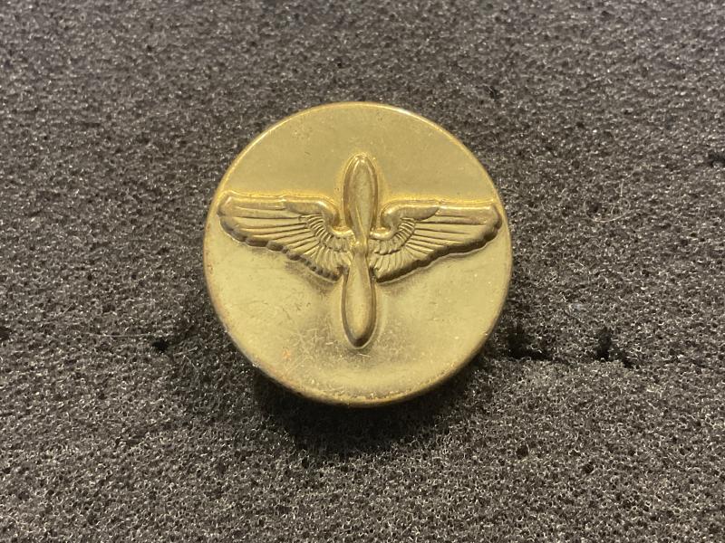 WW2 U.S.A.A.F enlisted ranks collar disc.