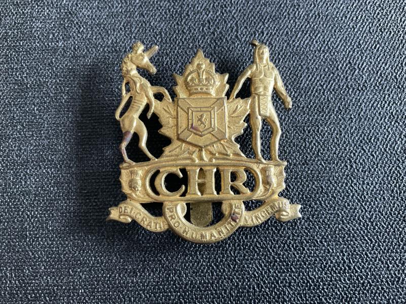Canada; The Colchester & Hants Regiment cap badge.