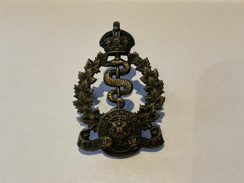 WW1 CEF No 2 Field Ambulance ‘Queens University’ cap badge.