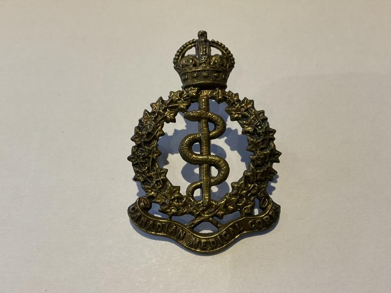 WW1 CEF Canadian Medical Corps ORs cap badge