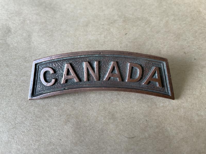 WW1 CANADA nationality title by R.J INGLIS.