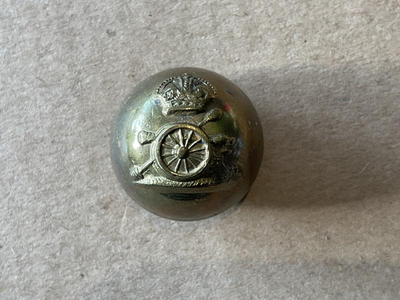 K/C Royal Artillery other ranks brass ball button