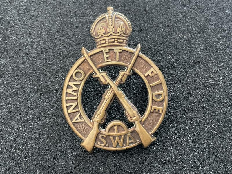 WW2 South West Africa 1st Infantry Battalion beret badge.