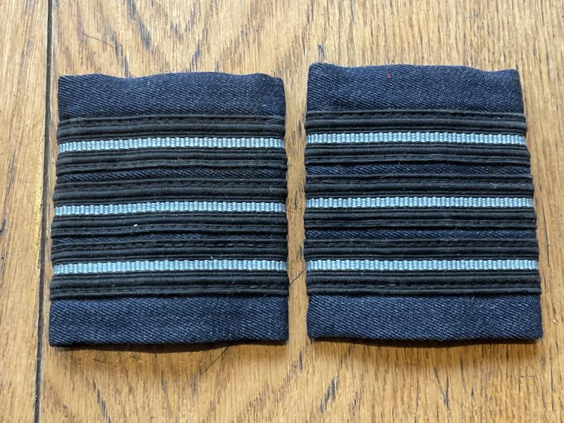 R.A.F Group Captains Cloth rank slides.