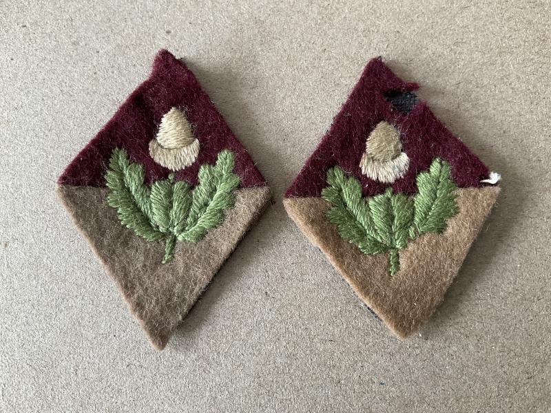 Cheshire Cadet Force cloth formation signs.