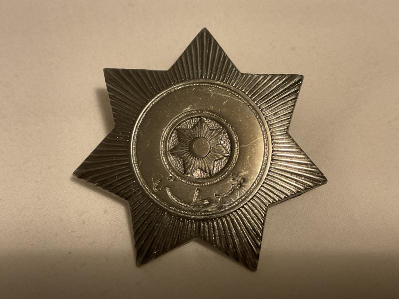 Kingdom of Iraq (Royal Period 1921-58) Police badge .