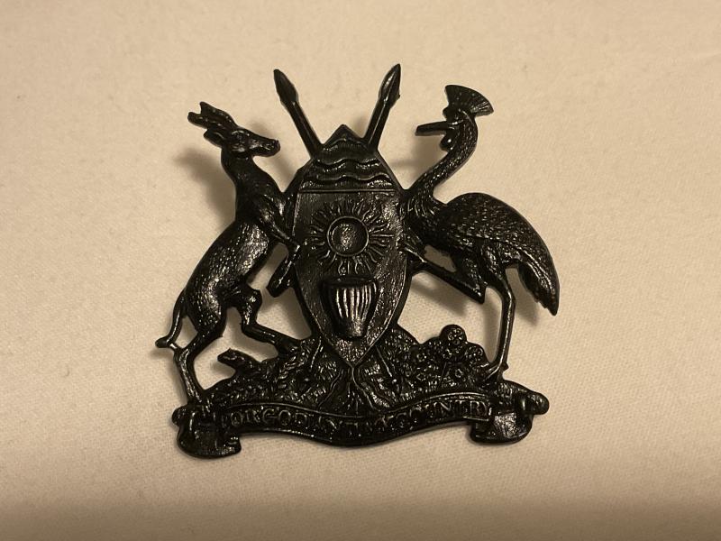 Ugandan Army cap badge worn circa 1962-79.