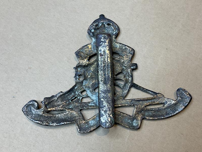 WW2 Royal Artillery cap badge, Indian theatre made.