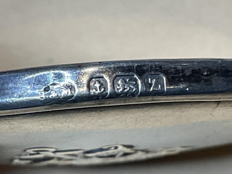 Naval Officers Masonic lodge women’s silver compact mirror.